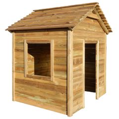 vidaXL Σπιτάκι Εξωτερικού Χώρου 120 x 120 x 146 εκ. από Ξύλο Πεύκου