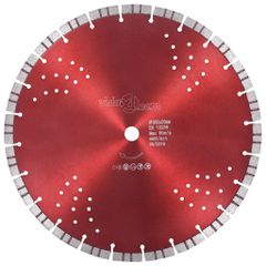 vidaXL Διαμαντόδισκος Κοπής Turbo με Οπές 350 χιλ. Ατσάλινος