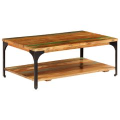 vidaXL Τραπεζάκι Σαλονιού με Ράφι 100 x 60 x 35 εκ. Ανακυκλωμένο Ξύλο