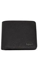 Zippo Black Saffiano Zipper Wallet 2007077