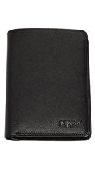 Zippo Black Saffiano Vertical Wallet 2007072