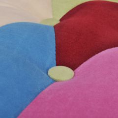 vidaXL Πολυθρόνα Γαλλικού Στιλ με Σχέδιο Patchwork Υφασμάτινη-thumb-3