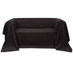 Κάλυμμα Καναπέ Καφέ 140 x 210 εκ. από Micro-suede