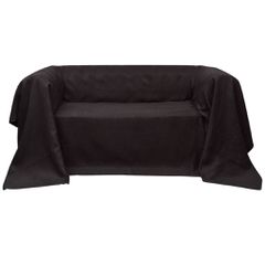 Κάλυμμα Καναπέ Καφέ 270 x 350 εκ. από Micro-suede
