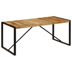 vidaXL Τραπεζαρία 180 x 90 x 75 εκ. από Μασίφ Ξύλο Μάνγκο