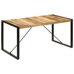 vidaXL Τραπεζαρία 160 x 80 x 75 εκ. από Μασίφ Ξύλο Μάνγκο