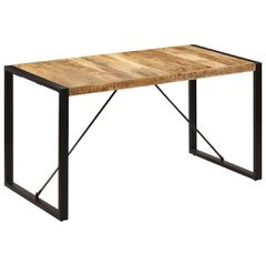 vidaXL Τραπεζαρία 140 x 70 x 75 εκ. από Μασίφ Ξύλο Μάνγκο