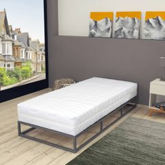 vidaXL Στρώμα με 7 Ζώνες Ανεξάρτητα Ελατήρια 140x200 εκ. / 20 εκ. H2