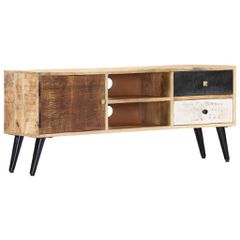 vidaXL Έπιπλο Τηλεόρασης 115 x 30 x 47 εκ. από Μασίφ Ξύλο Μάνγκο