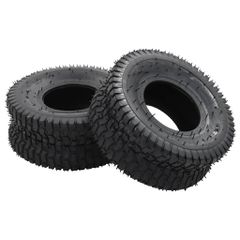 vidaXL Λάστιχα & Σαμπρέλες για Καρότσι 4 τεμ. 15x6.00-6 4PR Καουτσούκ