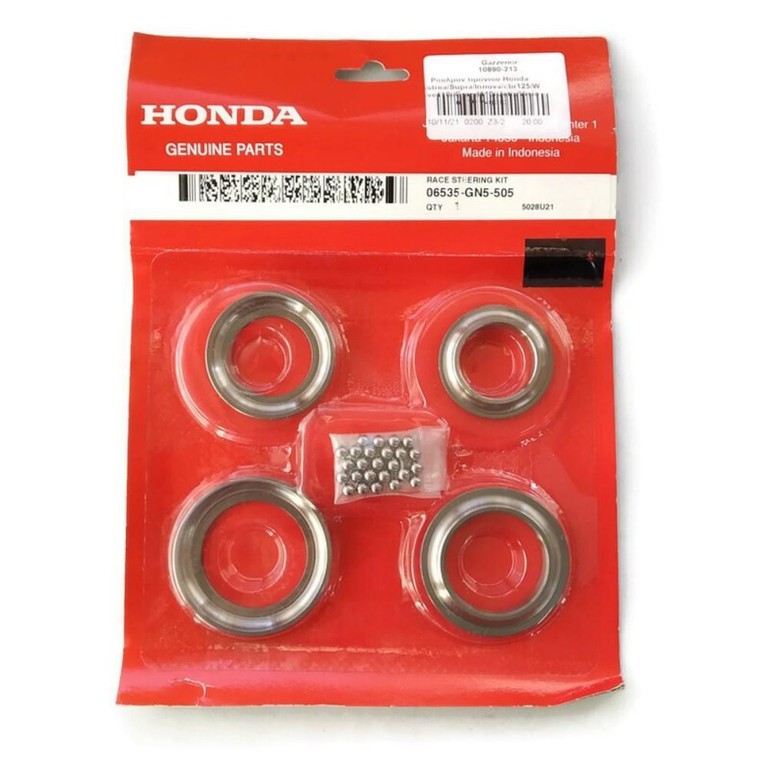 Ρουλμαν τιμονιου Honda Astrea/Supra/Innova/cbr125/Wave110i/Grand110i/Jetix/Vision 110/GTR 150 γνησια - (10890-213)