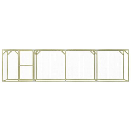 vidaXL Κοτέτσι 1,5 x 6 x 1,5 μ. από Εμποτισμένο Ξύλο Πεύκου-thumb-1