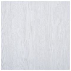 vidaXL Δάπεδο Αυτοκόλλητο Λευκό 5,11 μ² από PVC