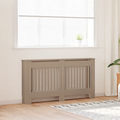 vidaXL Κάλυμμα Καλοριφέρ 152 x 19 x 81,5 εκ. από MDF