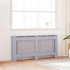 vidaXL Κάλυμμα Καλοριφέρ Ανθρακί 172 x 19 x 81,5 εκ. από MDF
