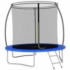 vidaXL Σετ Τραμπολίνου Στρογγυλό 244 x 55 εκ. 100 κ.