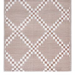 vidaXL Χαλί εξωτερικού χώρου ARAKIL καφέ 80x150 cm PP-thumb-3