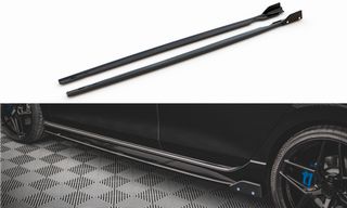 Maxton Design -  Για Volkswagen Golf R Mk8 2020 -    Σετ πλαϊνά Μαρσπιέ  -  Ζεύγος Spoiler Πλαστικά ABS Σποιλερ Καινούρια -  