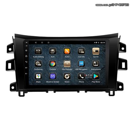 ΟΘΟΝΗ ΑΥΤΟΚΙΝΗΤΟΥ NISSAN NAVARA NP300 2016-2018 OEM TABLET 10.1″ FULL TOUCH ANDROID 10 2+32GB GPS NAVIGATION RADIO BLUETOOTH WiFi WETOUCH WT3N16GPS