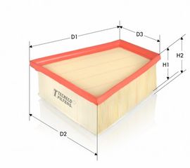 Φίλτρο αέρα TECNECO AR10651PMS