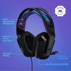 Logitech - G335 Wired Gaming Headset - BLACK / Electronics-thumb-1