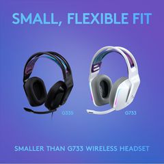 Logitech - G335 Wired Gaming Headset - BLACK / Electronics-thumb-3