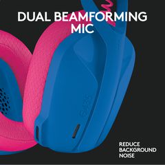 Logitech - G435 Lightspeed Wireless Gaming Headset - Blue / Electronics-thumb-3