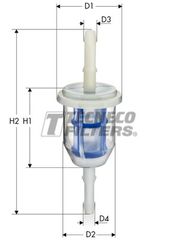 Φίλτρο καυσίμου TECNECO BN500
