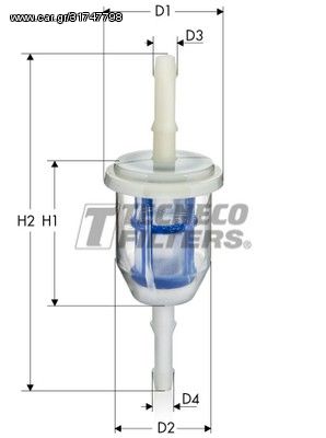 Φίλτρο καυσίμου TECNECO BN500