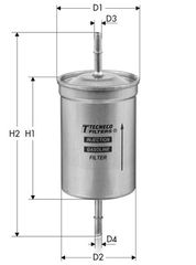 Φίλτρο καυσίμου TECNECO IN88
