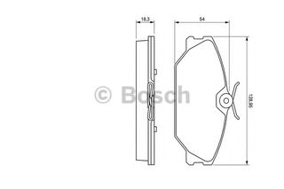 ΤΑΚΑΚΙΑ ΕΜ. RENAULT CLIO-LAGUNA-MEGANE-SAFRANE-SCENIC (BOSCH) WVA 23172