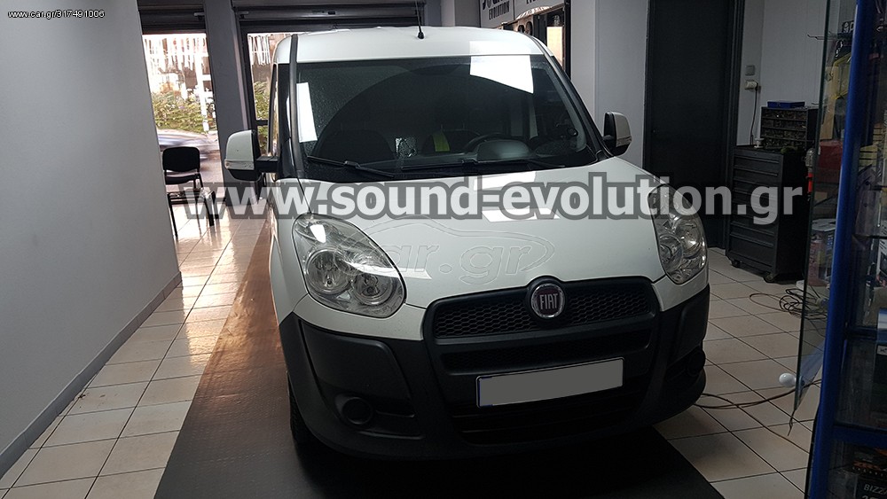 Bizzar Fiat Doblo (2010-2015) Android 9.0 8-Core Multimedia Navigation Οθόνη & camera & ηχεία www.sound-evolution gr 