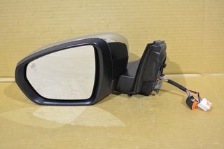 Peugeot 3008/5008 2016+ Καθρέφτης αριστερός βαφ.ηλεκτρ.ανακλ.(2 φίσες 8+9 καλώδια).