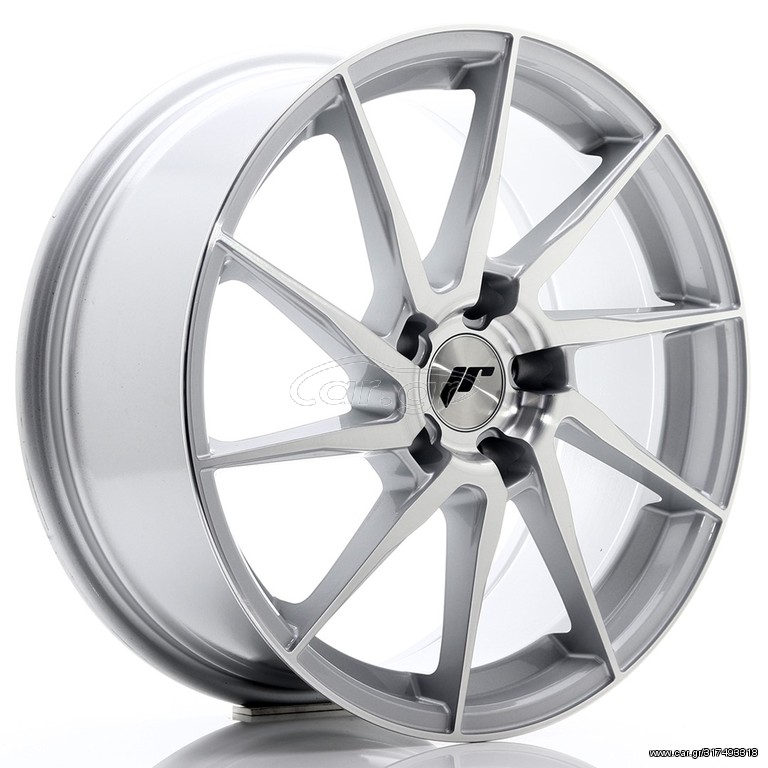 JR Wheels JR36 18x8 ET45 5x112 Silver Brushed Face