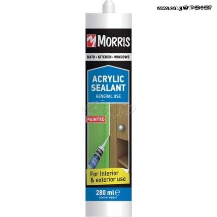 MORRIS ΑΚΡΥΛΙΚΟΣ ΑΡΜΟΣΤΟΚΟΣ ΓΕΝ ΧΡΗΣΗΣ ΛΕΥΚΗ 280ml (16615)