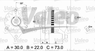 Γεννήτρια VALEO 436114