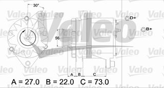 Γεννήτρια VALEO 436242