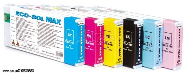 Συμβατό ESL3-LM Light Magenta cartridge -  για Rolland EcoSol Max (Eco Solvent) VersaCamm SP-i series/ VersaCamm SP-300/ VersaCamm SP-540/ VersaCamm VP/ VersaCamm VS-540/ VersaArt RE-640/ VersaArt RS-