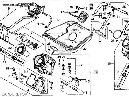 O-RING ΚΑΡΜΠΥΡΑΤΕΡ ΣΕΤ HONDA VTR/VT250 ( 16010-KV0-672)