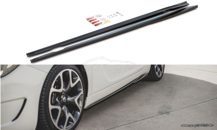 Σετ πλαϊνά Μαρσπιέ - Για  Opel Insignia Mk. 1 OPC Facelift 2013 - 2017   - Ζεύγος Spoiler Πλαστικά ABS Σποιλερ Καινούρια -  