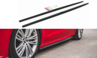 Σετ πλαϊνά Μαρσπιέ - Για Audi A7 C8 S-Line 2017 -  Ζεύγος Spoiler Πλαστικά ABS Σποιλερ Καινούρια -  