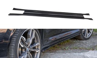 Σετ πλαϊνά Μαρσπιέ - Για BMW X4 M-Pack G02 2018-  Ζεύγος Spoiler Πλαστικά ABS Σποιλερ Καινούρια -  