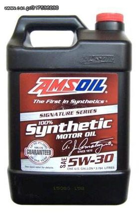 ΛΙΠΑΝΤΙΚΟ ΑΥΤΟΚΙΝΗΤΟΥ ΣΥΝΘΕΤΙΚΟ 5W-30 SIGNATURE SERIES SYNTHETIC MOTOR OIL ASL1G 3.78L| AMSOIL