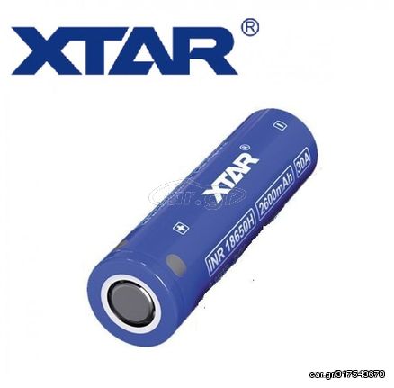 Xtar Μπαταρία Επαναφορτιζόμενη 18650 2.600mAh