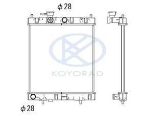 ΨΥΓΕΙΟ ΝΕΡΟΥ NISSAN MICRA K11 1993-2003 1000CC 1300CC 1400CC ΣΕ ΚΟΥΟ 52060 PA020330 PL020330 DN2130 214101F515 214101F520 2141041B00 214106F600 2141097B00 2141097B15 2141098B00 2141098B15