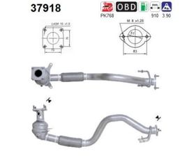 ΚΑΤΑΛΥΤΗΣ VW GOLF V 1.4/1.6cc 2003-2008 KARALOIZOS exhaust