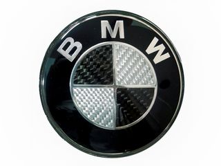 Σήμα Καπώ BMW Carbon Μαύρο 82mm