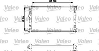 Ψυγείο, ψύξη κινητήρα VALEO 731025