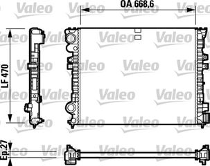 Ψυγείο, ψύξη κινητήρα VALEO 732692