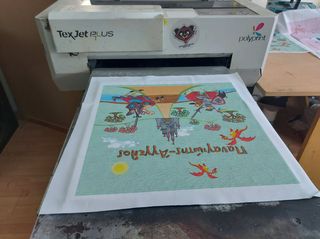 Εκτυπωτης TexJet PLUS Polyprint  για απευθείας εκτύπωση σε υφασμα, ρουχα μπλουζακια